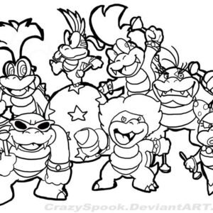 Bowser Coloring Pages - Best Coloring Pages For Kids  Mario coloring  pages, Super mario coloring pages, Printable coloring pages