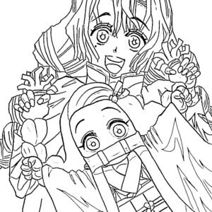 20 Free Demon Slayer Coloring Pages for Kids and Adults in 2023