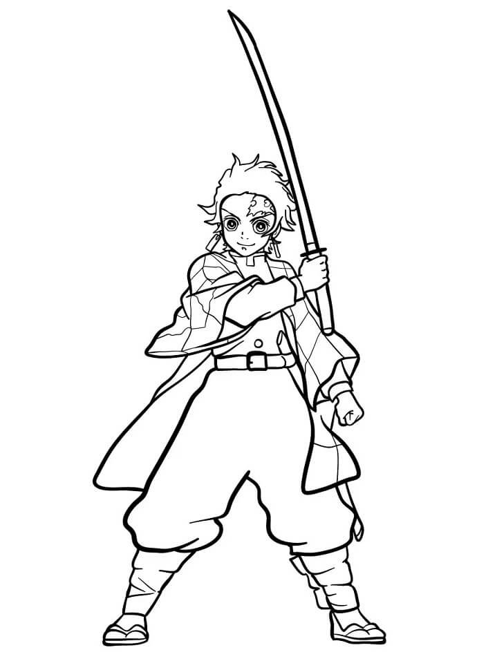 Demon Slayer Coloring Pages