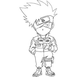 Kakashi Hatake coloring pages — Printable coloring pages