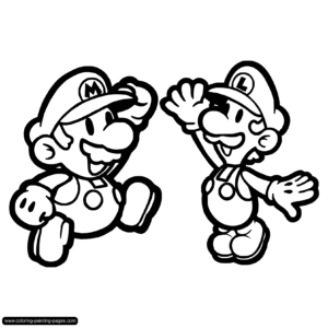 Super Mario Bros Coloring Pages