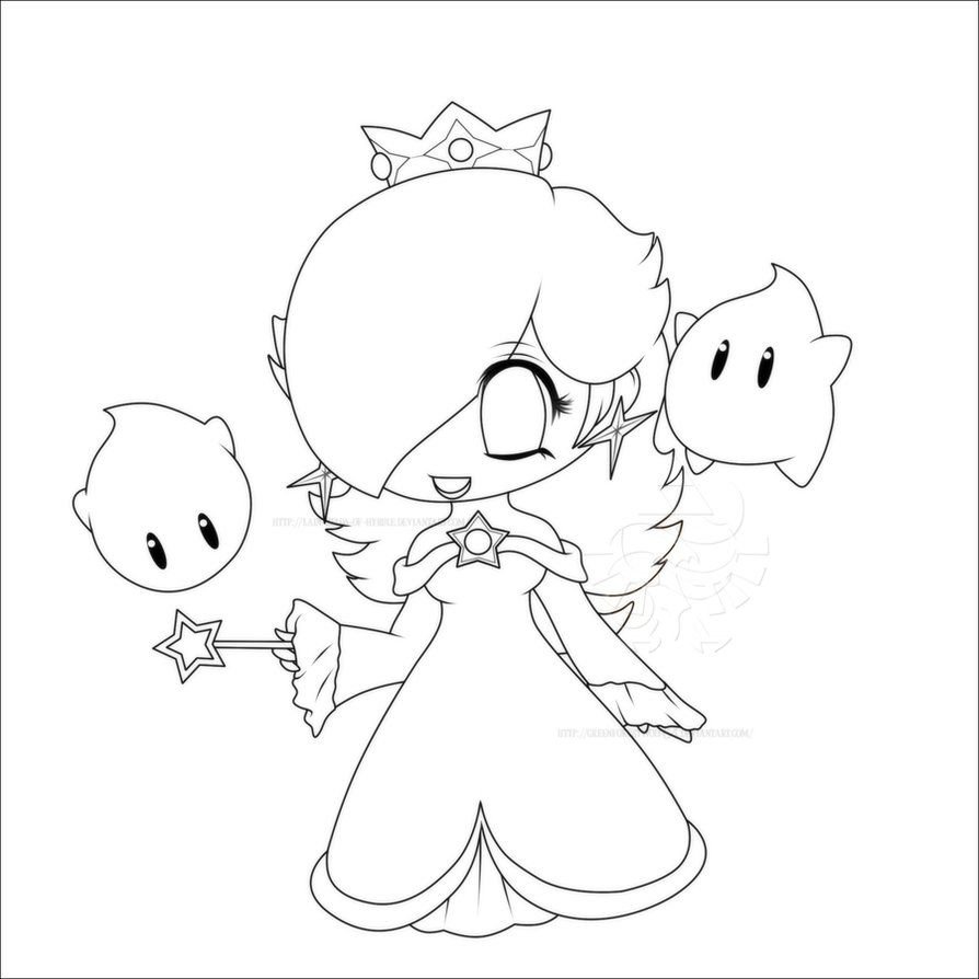 Rosalina Coloring Pages Printable for Free Download