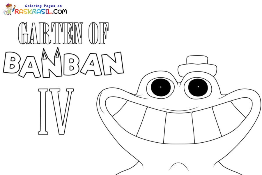 Garten Of Banban Chapter 4 New Coloring pages / Color All New Monsters /  New Best Version! -  in 2023