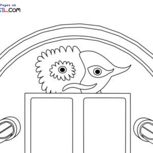 Garden of Banban 3 All Characters Coloring Page - Free Printable Coloring  Pages