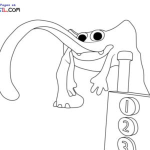 Raskrasil.com-Garten-of-Banban-2-Coloring-Pages-9 in 2023  Coloring pages,  Cartoon coloring pages, Love coloring pages