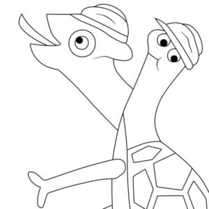 Coloring Pages - Garten of Banban 3 – Having fun with children