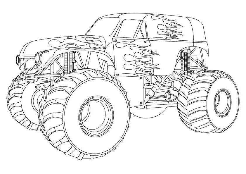 New Previews for Monster Trucks and Free Printable Activity Sheets