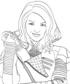 30+ Printable Descendants Coloring Pages