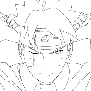 Boruto Awesome coloring page