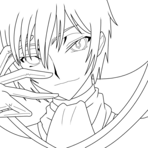 Aesthetic Lelouch Lamperouge Anime Paint By Numbers - Numeral