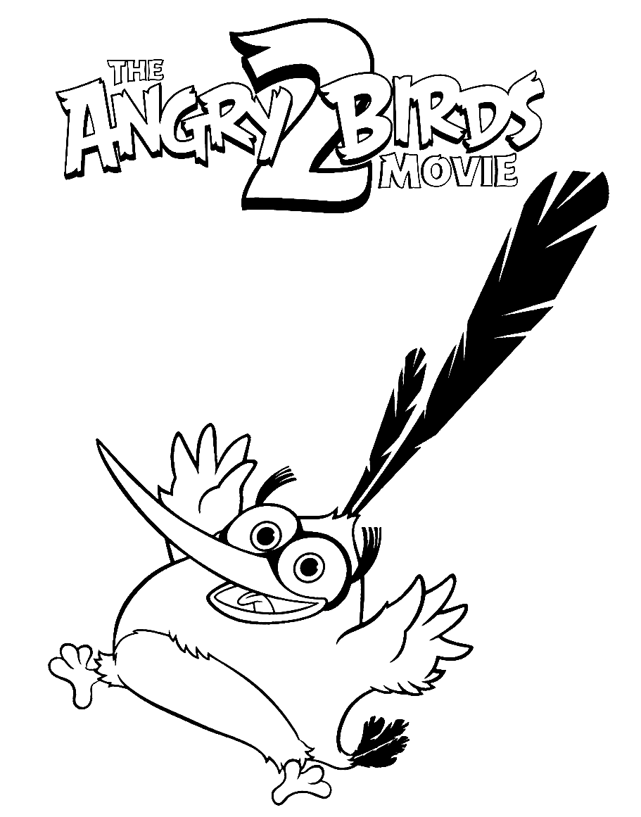 Coloring page Angry Birds Movie bubbles