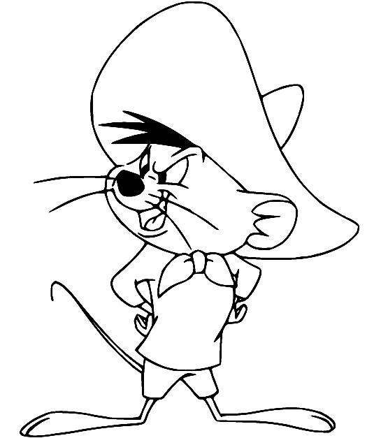 CARTOON ANIMATION) WARNER BROTHERS STUDIOS Speedy Gonzale, draw speedy  gonzales 