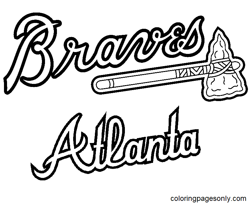 Logo of Chicago Bears coloring page printable game