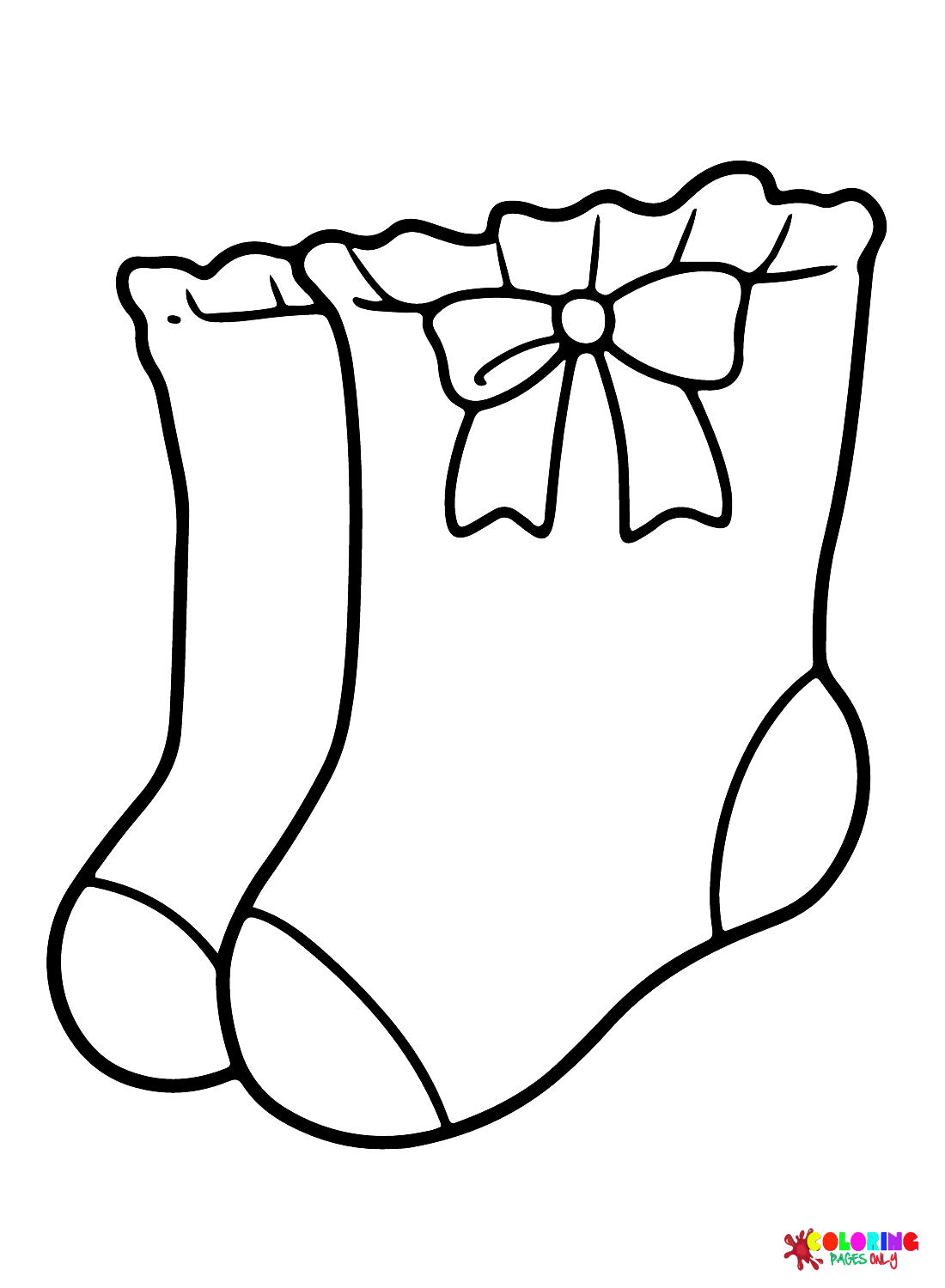 Socks Coloring Pages Printable for Free Download