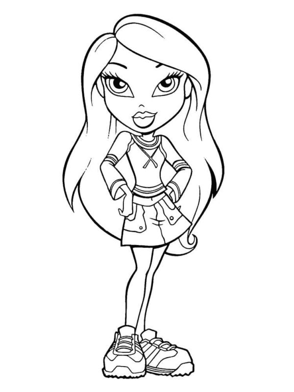  Bratz: Coloring Book for Kids and Adults with Fun,  Easy, and Relaxing: Snor Coloring