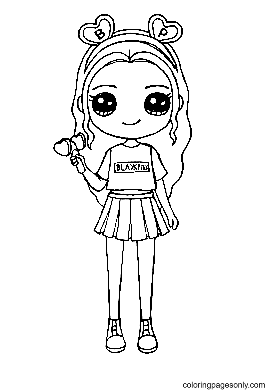 BlackPink Coloring Pages Printable for Free Download