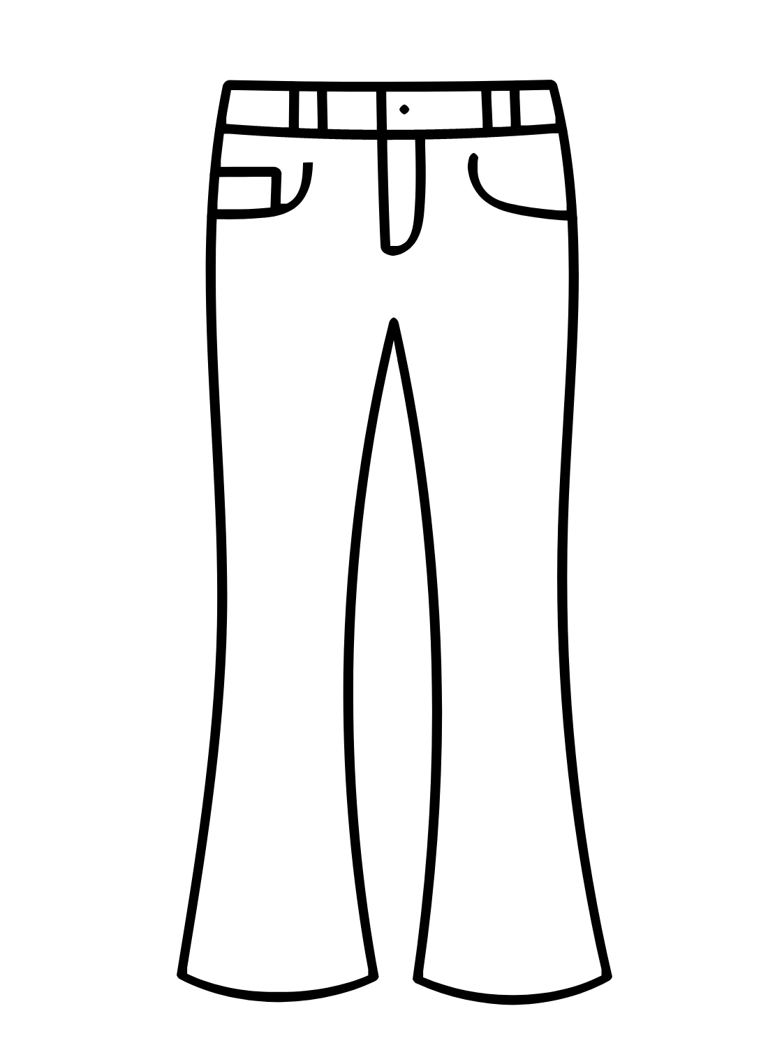 Pants Coloring Pages Printable for Free Download