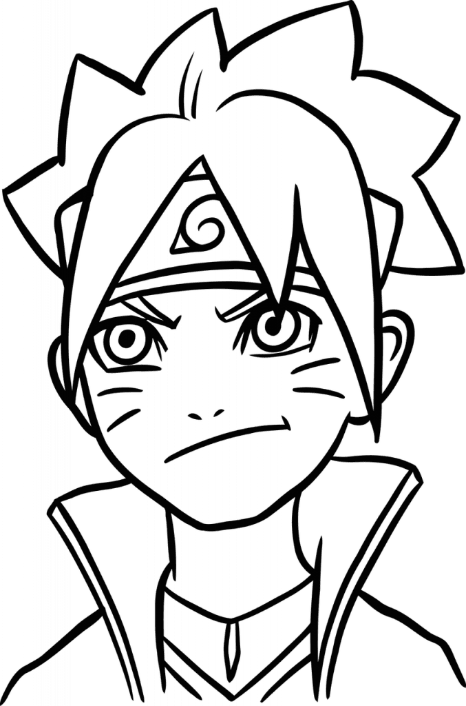 Naruto and Boruto coloring pages to download, print and color