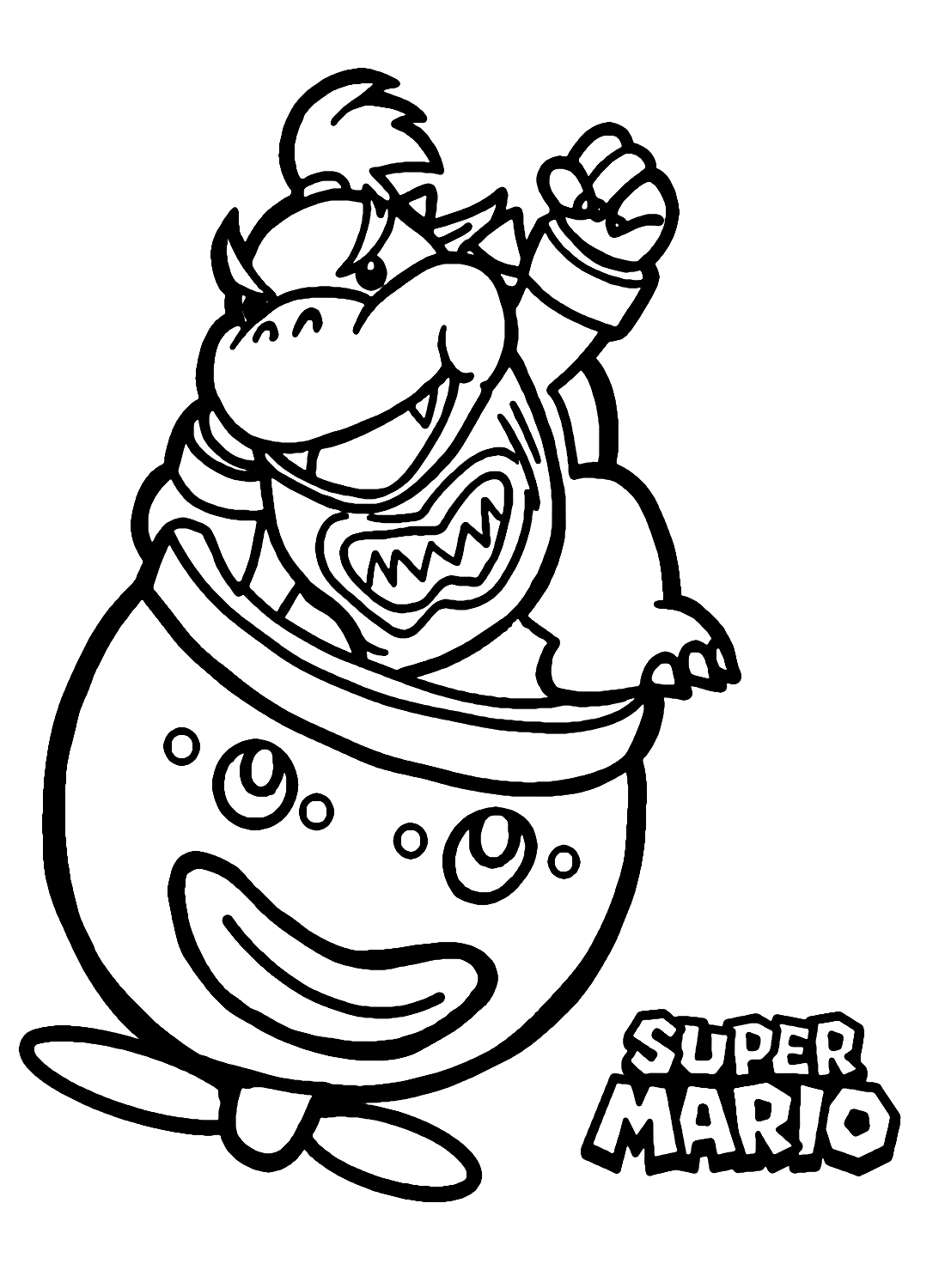 Bowser Coloring Pages - Best Coloring Pages For Kids  Coloring pages,  Super mario coloring pages, Mario coloring pages