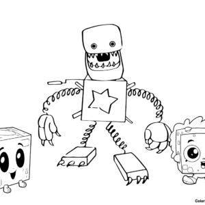 boxy boo coloring book Download