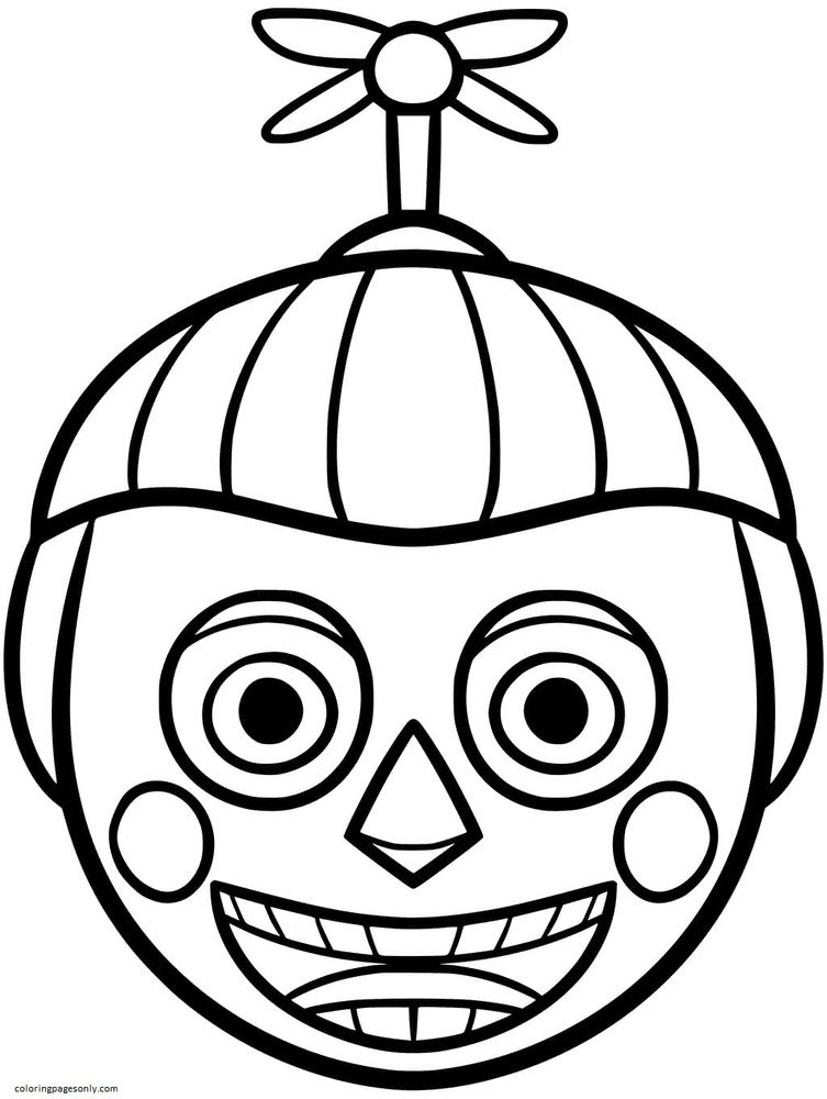 Five Nights At Freddy's Coloring Pages Printable for Free Download