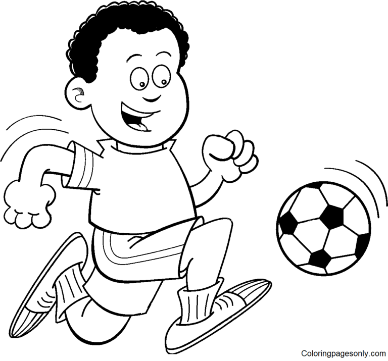 Soccer Coloring Pages Printable for Free Download
