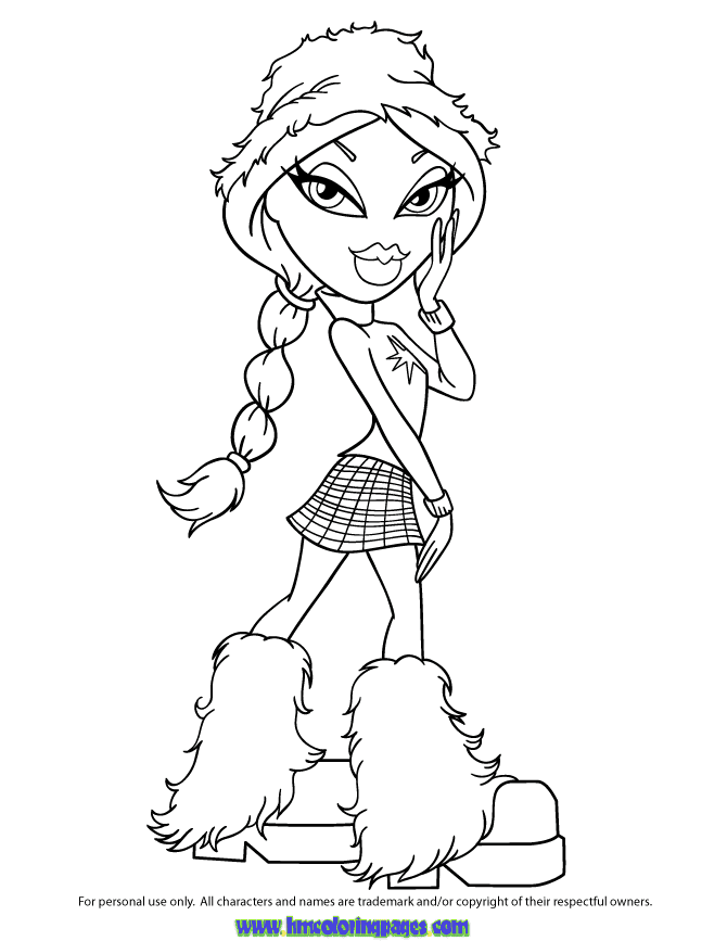 Bratz coloring book: Coloring Book for Kids and Adults with Fun