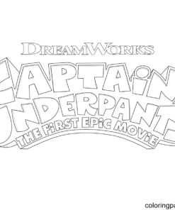 Captain Underpants Coloring Pages Printable for Free Download