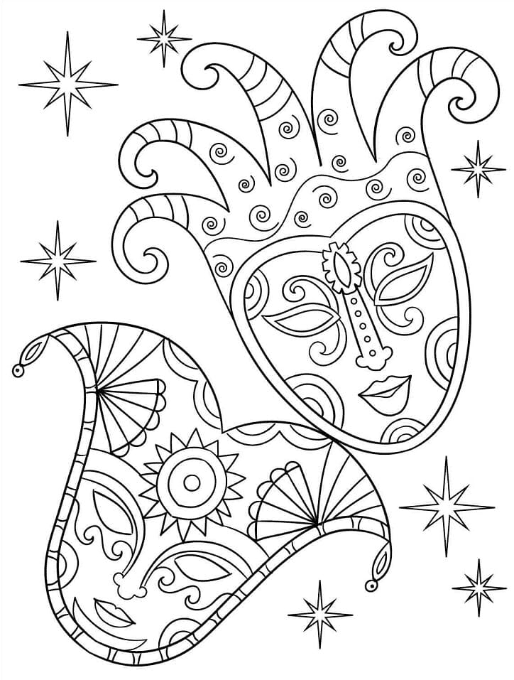 Carnival Coloring Pages Printable for Free Download