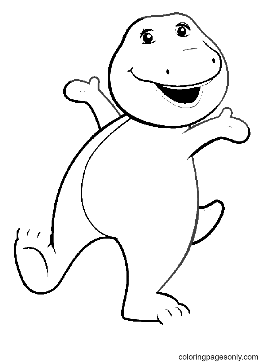 Barney and Friends Coloring Pages Printable for Free Download