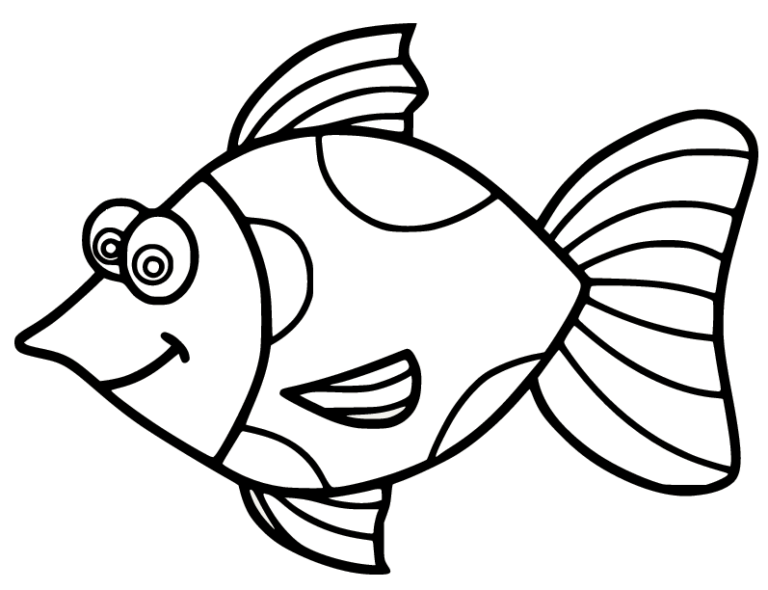 Goldfish Coloring Pages Printable for Free Download