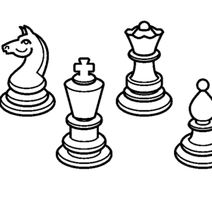 Chess Pieces Math Worksheet: Free Printable PDF for Kids