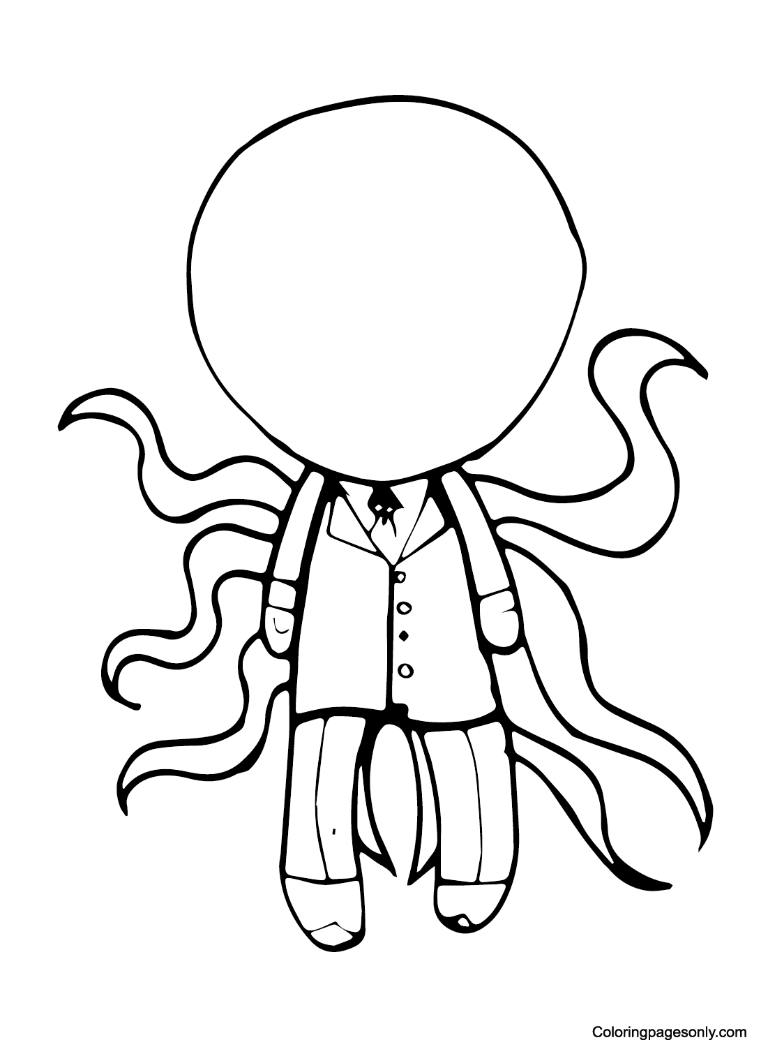 Slenderman Clipart Transparent - Slenderman Roblox - Free