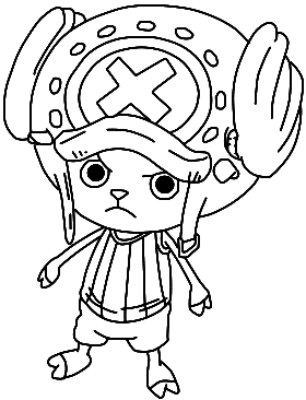 Tony Tony Chopper Coloring Pages Printable for Free Download