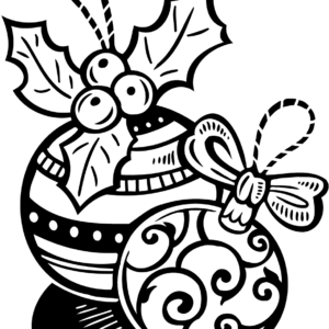 Christmas Ornament Coloring Pages (100% Free Printables)