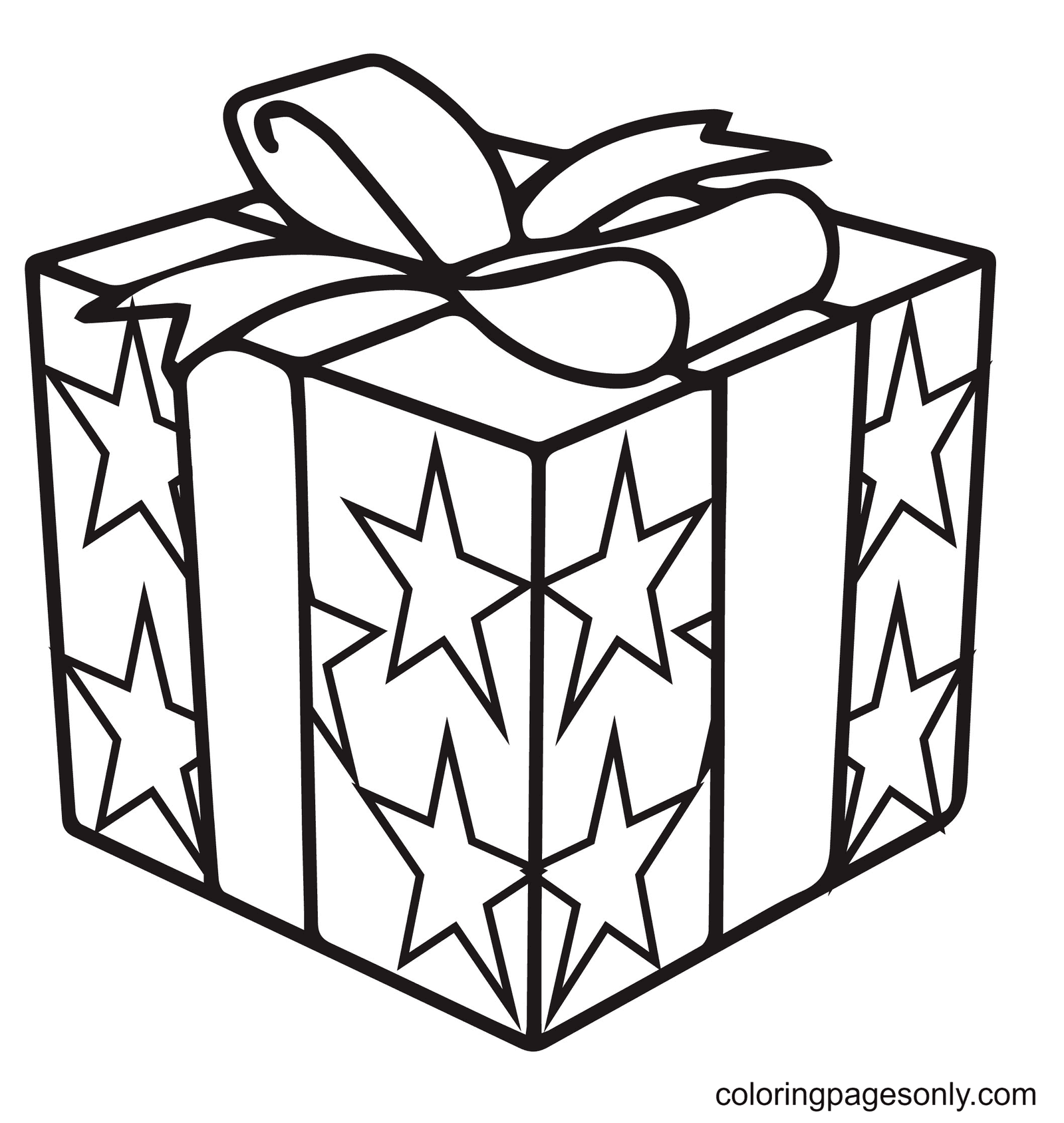 Christmas Gifts Coloring Pages Printable for Free Download