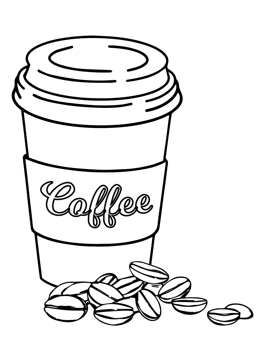 Coffee Coloring Pages - Free & Printable!