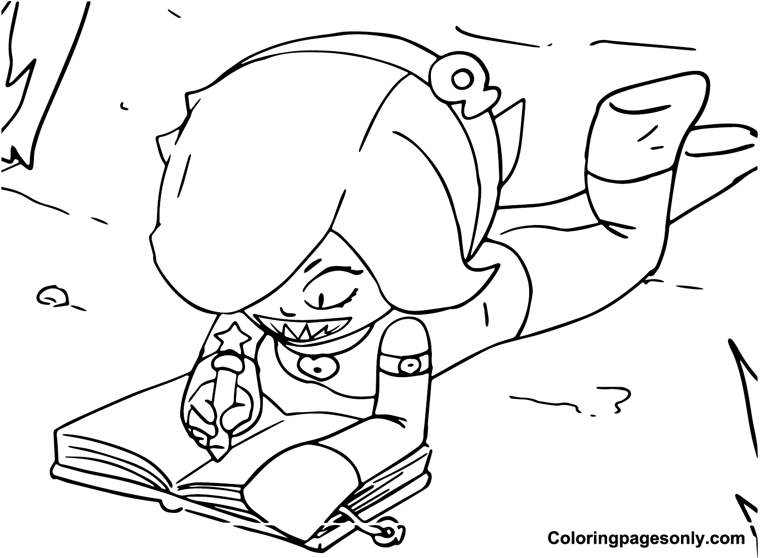 Colette Brawl Stars Coloring Pages Printable for Free Download