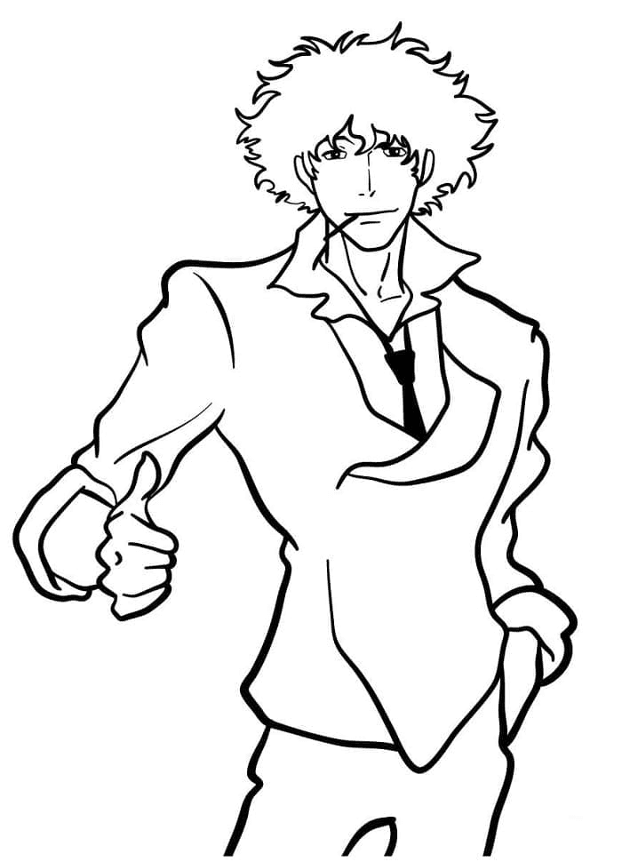 Cowboy Bebop Coloring Pages Printable for Free Download