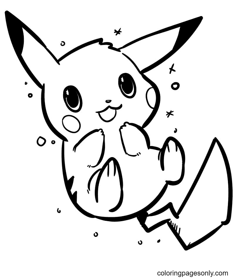 10 Printable Pikachu Coloring Pages Free for Fun