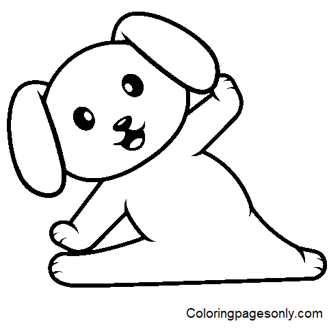 Image of Coloring Pages - Young Female In Yoga Poses Hand Drawn Flat  Illustration On White Bg.-JR713751-Picxy