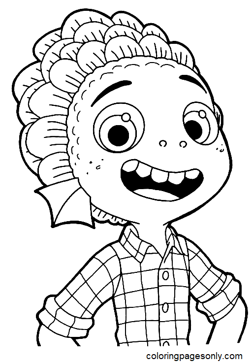 Luca Coloring Pages Printable for Free Download