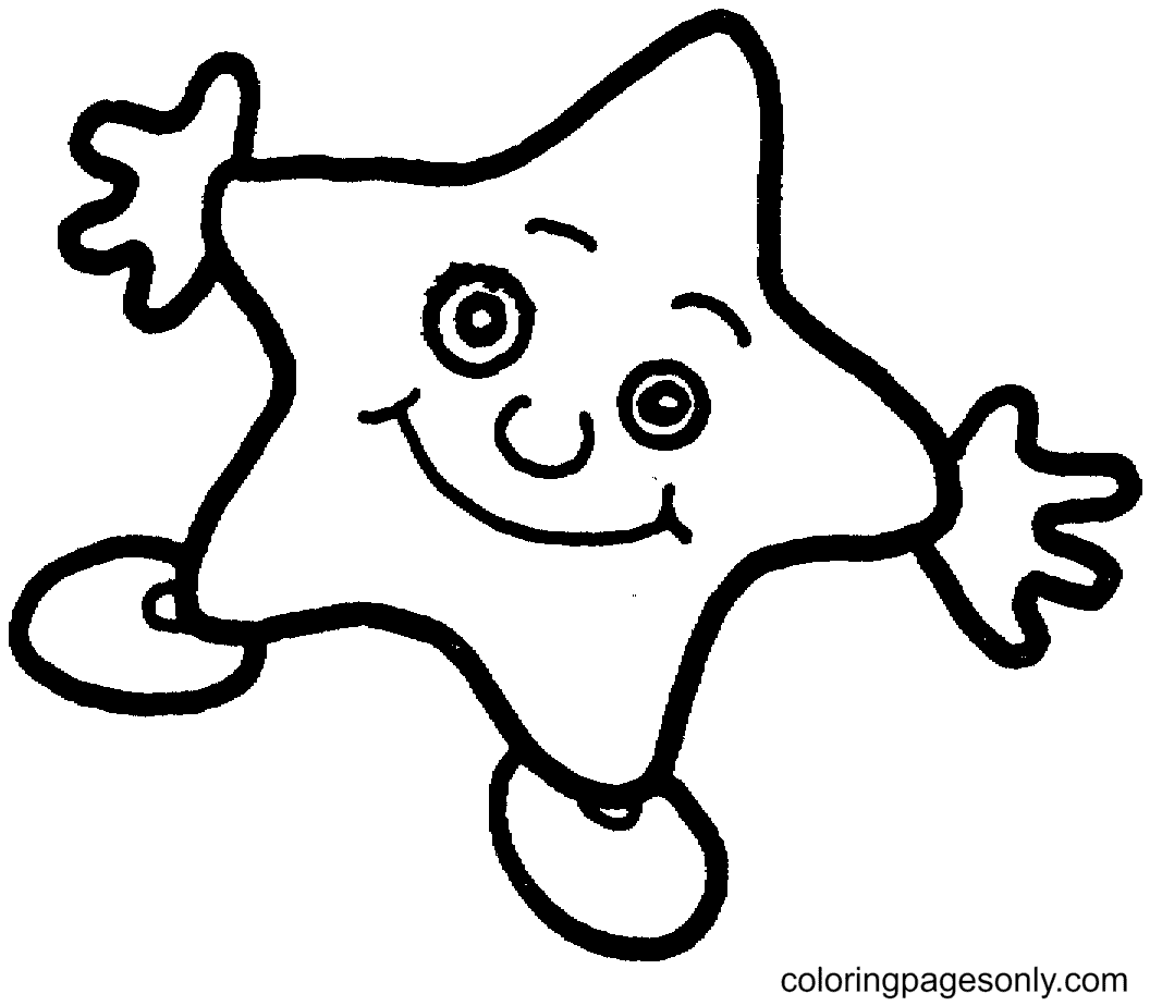 Star Coloring Pages Printable for Free Download