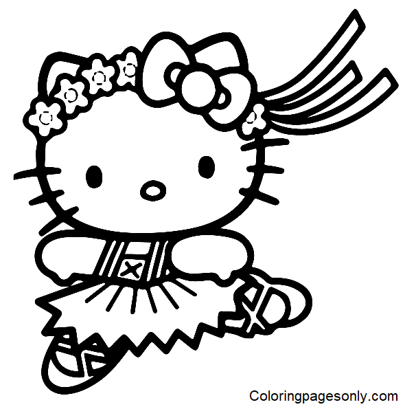 40 Desenhos da Hello Kitty para Colorir e Imprimir - Online Cursos  Gratuitos