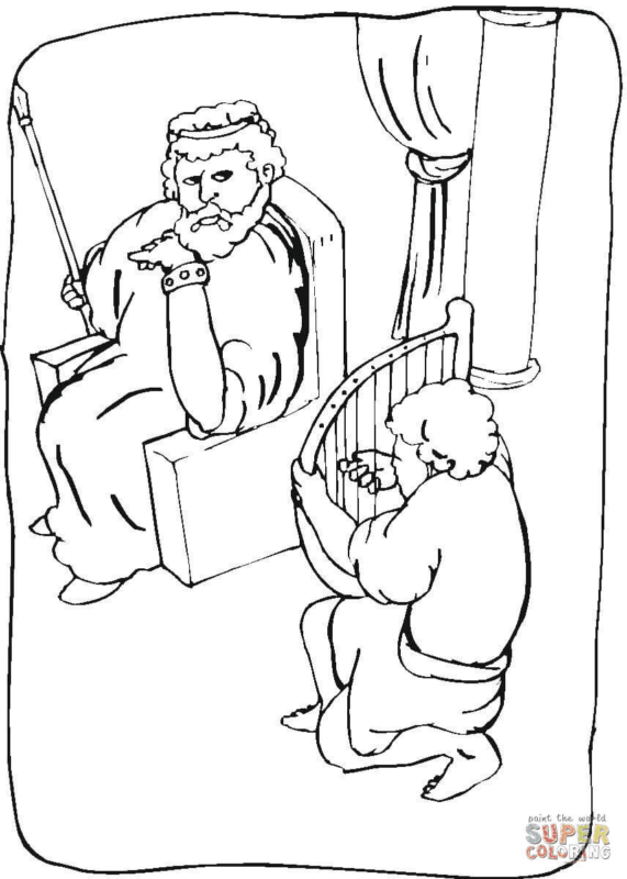 Bible King Coloring Pages Printable for Free Download