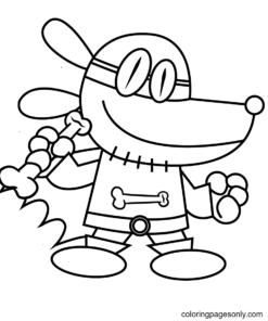 15+ Dog Man Coloring Sheets