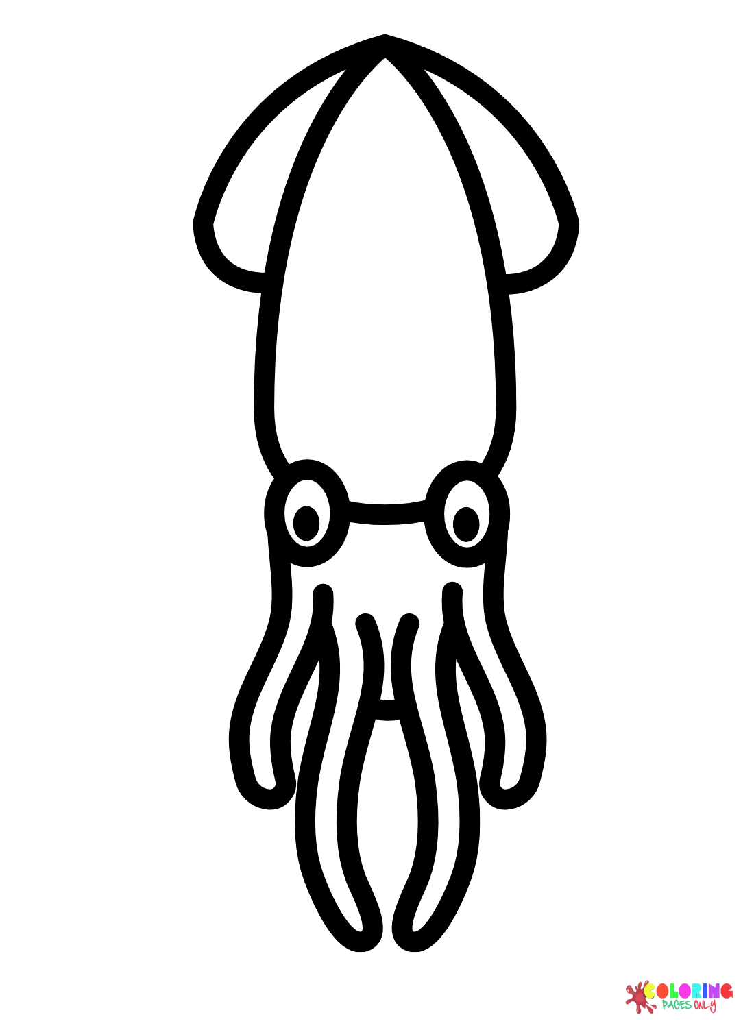 Cuttlefish Coloring Pages Printable for Free Download