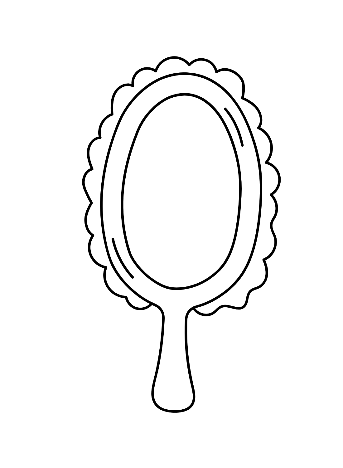 Mirror Coloring Pages Printable for Free Download