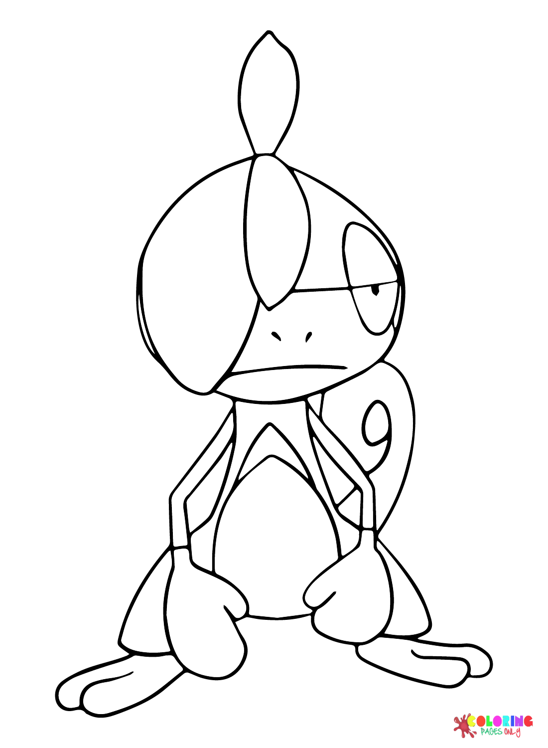 Pokemon Froakie Coloring Page - Get Coloring Pages