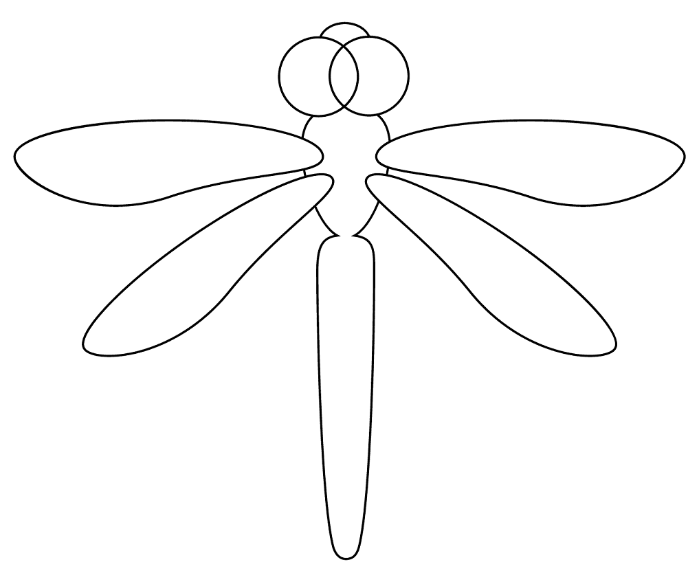 Стрекоза раскраска для детей распечатать Dragonfly Coloring Pages Printable for Free Download